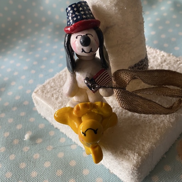 Handcrafted; Patriotic Snoopy; Ornament - Picture 3 of 10
